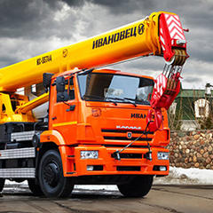 Услуги автокрана, фронтального погрузчика